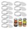 9 Pcs Mason Jar Lids, Split Lids, Canning Lids, Jar Opening Lids, Leak-Proof Mason Jar Lids, for Most Mason Jars (86mm)