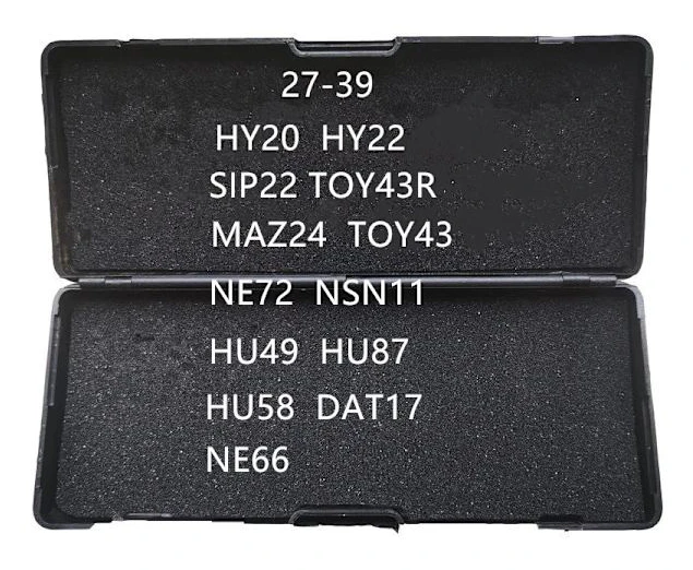 1-13 LiShi 2 i 1 HU64 HU66 NE38 KY14 HY15/HYN14R HY16/HYN14 HYN7R HYN11 HYN11lgn TOY43AT TOY43AT lgn GM45 NE78 Låssmedsverktyg