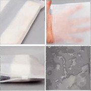 Frostade Plast Zip-lock Klädpåsar - 100st - Utrymmesbesparande Förvaring - Klädpåsar -Sy 20x30cm