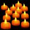 12-pack höstpumpa LED-värmeljus, flamlösa LED-pumpor