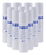 10 st Universal Vattenfilter PP Bomullsfilter, 5 Mikrometer