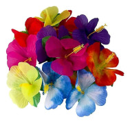 36 st Konstgjorda Hibiskus Bordsdekorationer Real Touch Flos Hibisci Verklighetstrogna Blomsterarrangemang Bordsdekoration