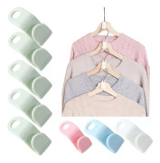 40 Klädhängare - Kopplingskrokar - Flerfärgad Förvaring och Organisation MultiColor 40-Pack