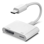 Lightning till HDMI-adapter 1080P Digital AV-adapter Synkronisering