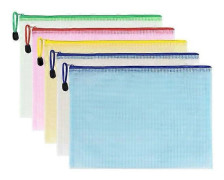 10-pack Mesh Dragkedjeväska Dokumentväska, Dragkedjeväska för Organisation
