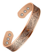 Magnetiska koppararmband för män och kvinnor, solitt magnetiskt koppararmband med kraftfulla magneter Koppar 1 styck (1-pack) Koppar Copper