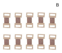 10 st Bandage Clips Elastiska Kroppslindningsklämmor Metallspännen För Kompression