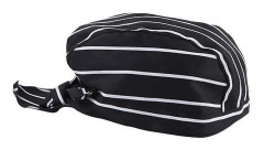 5x Unisex Kök Restaurang Kockmössa Huvudduk Bandana Hatt Huvud Knytna Mössor (LGL)