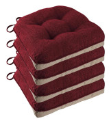 [KK] Non-slip seat cushions Compatible with dining chairs, set of 4, 46*43*9 cm seat cushion with base