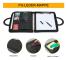 A4 Desktop Folder, Leather Conference Folder, Zipper Document Folder, Waterproof Portfolio with Ring Binder, Clipboard, Notepad, Portfolio