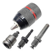 1,5-13 mm nyckellös borrchuck 1/2 tum-20unf med Sds-plus 1/4 tum sexkant 1/2 tum hylsnyckel fyrkant A