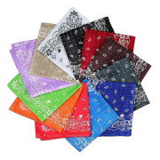 Bomulls scarves dam paisley tryck scarves tryckt tyg klassisk paisley scarves paisley tryck scarves fyrkantig näsduk