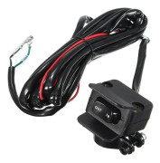 12V vinschknapp med monteringsfäste och kontrollkabelsats kompatibel med ATV UTV Cisea elektrisk vinsch (FMY)
