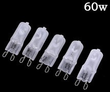 5 st Frostade Halogen G9 Dimbara Glödlampor 220v 20/40/60w Halogenljus G9 DB