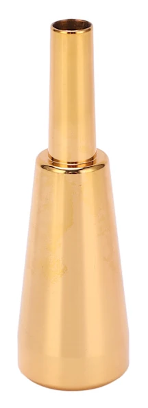 Trumpet Munstycke 3C Metallmaterial Långvarig Glans Tjockare Tyngre Utbytbart Munstycke Instrumentdel Guld