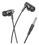 HOCO Trådbundna Hörlurar Jack 3.5 mm Mikrofon M122 - Svart