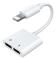 Joyroom Lightning - 2x Lightning headphone adapter Vit