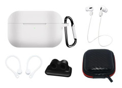 [5-Pack] Airpods Pro 2/Pro 1 Tillbehör Set - Vit