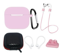 [5-Pack] Airpods 3 Tillbehör Set - Rosa