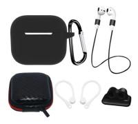 [5-Pack] Airpods 3 Tillbehör Set - Svart