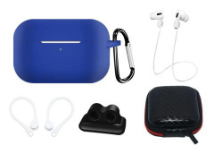 [5-Pack] Airpods Pro 2/Pro 1 Tillbehör Set - Blå
