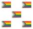 5-pack Progress Pride nål broscher flagga märke brosch märken (Progress Pride)