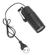 LED Beam Light Spotlight Vit ljuseffektlampa 12W AC 90‑240V för KTV Home Stage US-kontakt