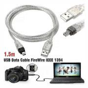 För Mini DV MiniDV USB-datakabel FireWire IEEE 1394 HDV videokamera för redigering av PC-xdd
