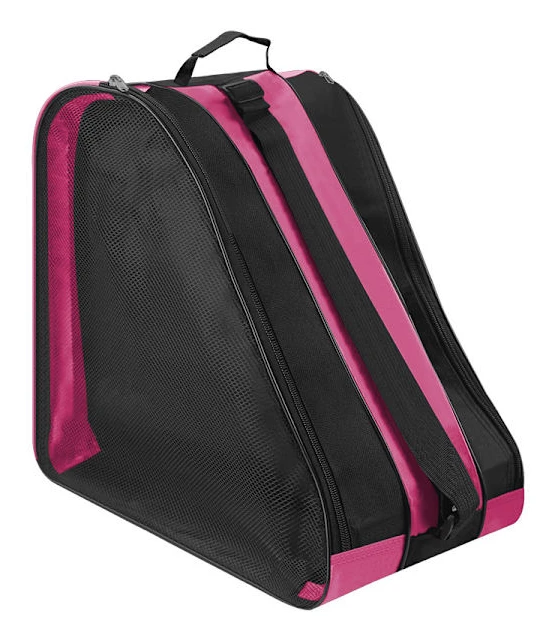 Skridsko- och rullskridskoväska (rosa)