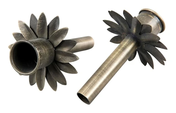 Flaskljusstake 4-pack Antik mässing