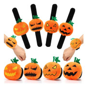 20 st Slap Armband Bulk Pumpa Kramar Armband för Bus eller Godis Spel Dekoration Thanksgiving Party Favörer