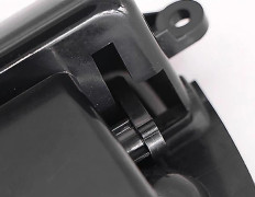 Ny svart mittkonsol askkopp monteringssats i plast passar 5-serie F10 F11 F18 51169206347