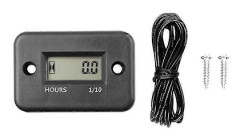 Timräknare med batteri Timer LCD Digital Display RPM Bil Motorcykel Jet Ski Båt Mätare Räknare Varvräknare Motorverktyg