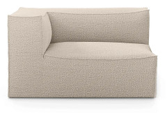Ferm Living, Catena Sofa Armrest Left L400 - Wool Boucle - Natural