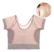 Tvättbara T-shirtsformade Svettabsorberande Armsvettsskydd för Kvinnor - Anti-svett Sköldar - Parfym Deodoranter Absorberande