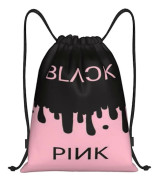 u199 Blackpink vattentät ryggsäck, snygg dragskoryggsäck, lämplig för yoga och utomhusfitness h199q