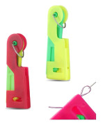 2 plast DIY trädare, plast nål trädare för sömnad,