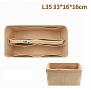 Väskorganisatör Filt Tyginsats 25 30 35 Smink Handväska Khaki StyleC L Khaki StyleC L