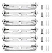6-pack Taklampa Fixtur Fäste Taklampa Platthållare Taklampa Plattor 95mm Med Skruvar Tak Tillbehör Belysning - I Lager 110mm