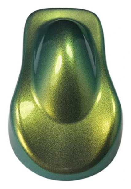 10g Bil Kameleon Pigment Färg Pulver Beläggning Biltillbehör Dekoration blå grön gyllene_MGF