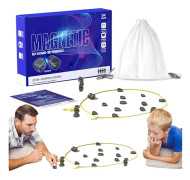 Magnetiskt Schackspel - 2024 Nytt Familjespel - Roligt Magnetiskt Schackspel Magneter Blå