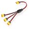 Xt60 Splitter Förlängningskabel 1 Hona till 3 Hane Kontaktadapter [xc]_MGF