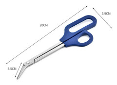 Sax Långt Handtag Nagelknipsare Tånagel Ergonomisk Vård Pedikyr Klippare Lång Räckvidd Klippare Trimmer Verktyg