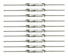 50 st Reed-relä Magnetrelä Reed-kontakt Induktionsrelä 14 mm X 2 mm