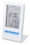 Digital LCD inomhushygrometertermometer med larmfunktion - Vit