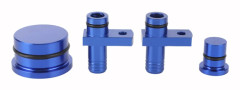 PCV Reroute Fittings med Reroute Port Plug Resonator Plug Passar för GM Duramax 2004.5-2010 6.6L