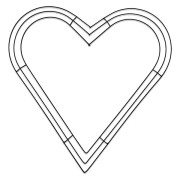 Metallkransform för hjärtformad trådkransram, DIY-hantverk och blomsterprojekt med återanvändbar ramdesign, robust järnmaterial för heminredning