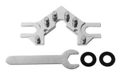 Gitarrsträngstämmare Metall Stränglås Stämhuvud Instrumenttillbehör för Ersättning Silver