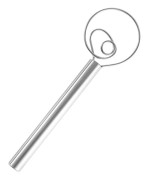 Dansk Degvisp Rostfritt Stål, Robust Och Välbyggd Brödvisp För Surdegsstarter, Perfekt Bakverktyg Med Ergonomisk Handtagsdesign För