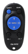 Kompatibel med JVC:s nya RM-RK50 fjärrkontroll, KD-PDR50, KD-PDR80, KD-R200, KD-R208 och KD-R210